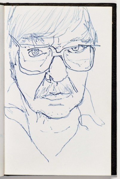 Richard Diebenkorn (U.S.A., 1922–1993), Untitled from Sketchbook #2, page 37, 1943–1993. Felt-tip marker ink on paper. Gift of Phyllis Diebenkorn, 2014.2.39. © The Richard Diebenkorn Foundation.
