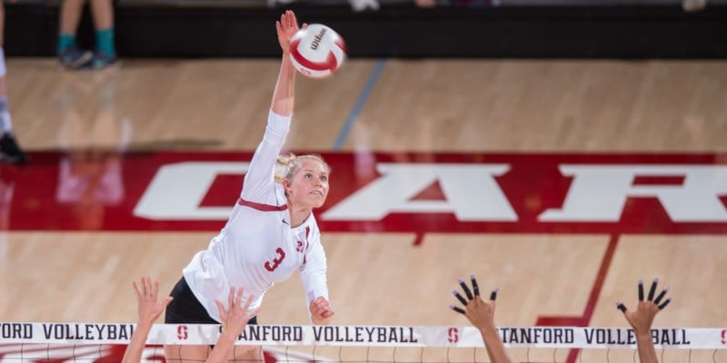Stanford, CA, August 28, 2015.Stanford Women's Volleyball vs. Texas A&M  Pavilion.