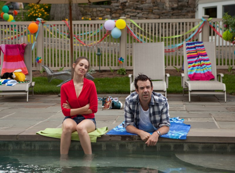 Lainey (Alison Brie) and Jake (Jason Sudeikis) in Leslye Headland’s "Sleeping with Other People." (Courtesy of Linda Källérus, IFC Films)