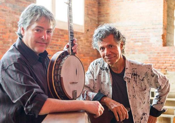 Together, Bela Fleck (left) and Chick Corea (right) are among the world's most potent musical duos. (Courtesy of Stanford Live)
