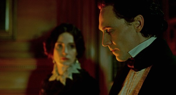 Jessica Chastain and Tom Hiddleston in "Crimson Peak." (Courtesy of Legendary Pictures, Universal Pictures)