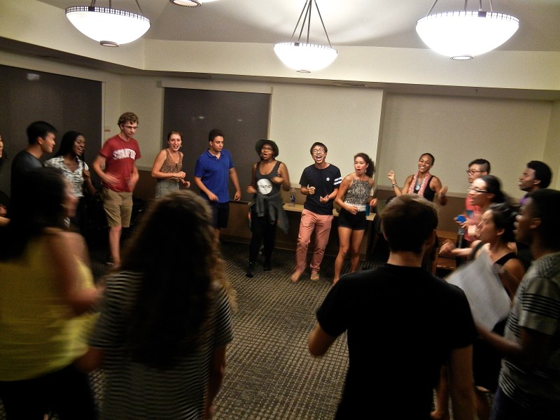 Talisman (pictured) is one of A Cappella groups students can join. (MCKENZIE LYNCH/The Stanford Daily)