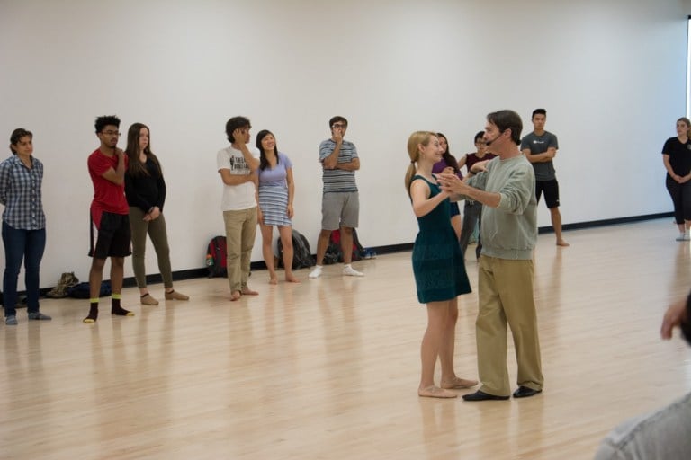 Richard Powers went from engineer to social dancer (TIFFANY ONG/The Stanford Daily).