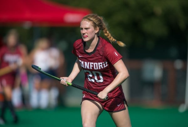 Stanford, Calif - Friday, August 28, 2015: The Stanford Field Hockey team against Syracuse.