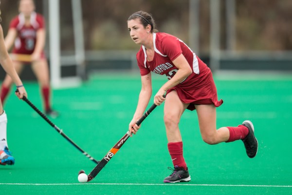 Senior midfielder Maddie Secco (above) has been dominant for the Cardinal so far this season, leading the team in points, assists, and goals. Secco notched a goal and an assist in the team's 3-2 overtime victory over No. 14 Northwestern.
(DAVID BERNAL/isiphotos.com)