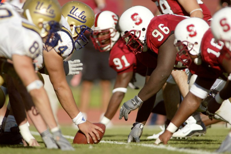 1 November 2003: Action during Stanford's game vs. UCLA at Stanford Stadium in Stanford, CA.