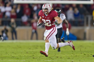 STANFORD, CA - NOVEMBER 12, 2011: Coby Fleener during the Stanford Cardinal 53-30 loss to Oregon.