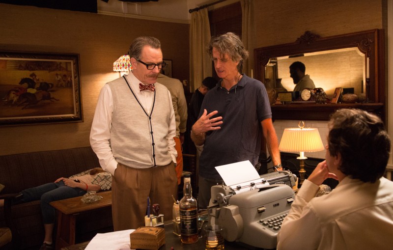 Bryan Cranston and Jay Roach on the set of "Trumbo" (Courtesy of Hilary Bronwyn Gayle)