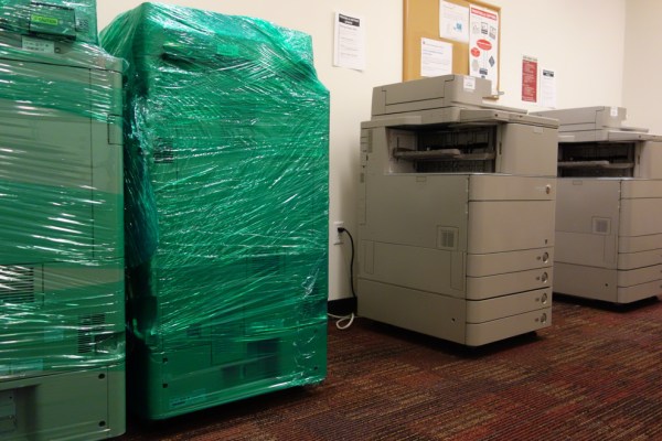 The University is in the process of unveiling a new printing system (RAHIM ULLAH/The Stanford Daily).