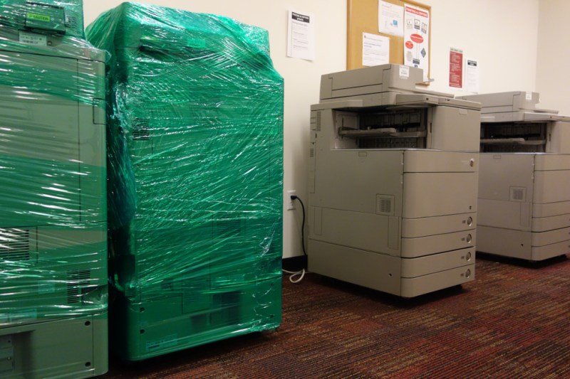 The University is in the process of unveiling a new printing system (RAHIM ULLAH/The Stanford Daily).