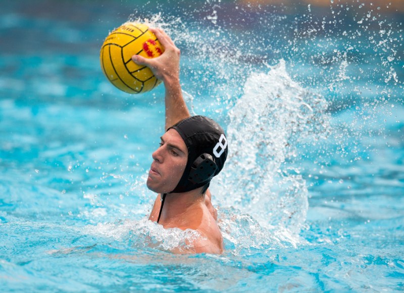 It was a historic weekend for Stanford men's water polo and driver Bret Bonanni (above). The senior scored 8 goals in the span of two games, becoming both Stanford's and the MPSF conference's all-time leading goal scorer in the process (SHIRLEY PEFLEY/stanfordphoto.com).