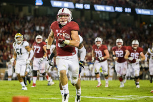 Although Stanford is currently ranked 11th in the first CFP poll, it’s still possible for Stanford to make it’s way into one of the top four playoff spots by the end of the season. If Stanford can go undefeated and have strong showings against fifth ranked Notre Dame and in the Pac-12 Championship, the selection committee will have to consider Stanford a serious contender.  (ROGER CHEN/The Stanford Daily)