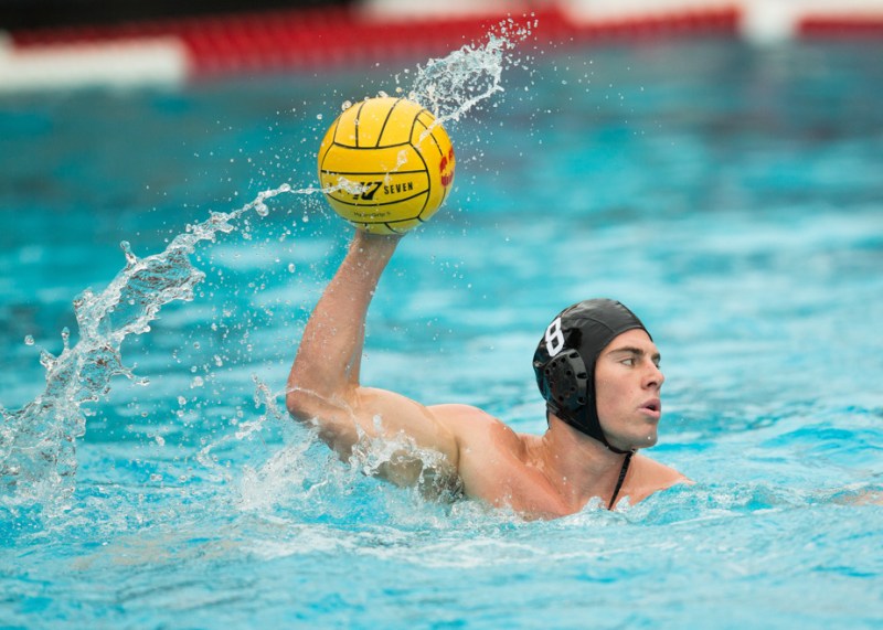 Driver Brett Bonanni (above) added to his career total, notching 6 goals in Stanford's 21-11 victory over Pepperdine. The senior broke the Stanford and MPSF records for all-time career goals last weekend. (SHIRLEY PEFLEY/stanfordphoto.com)