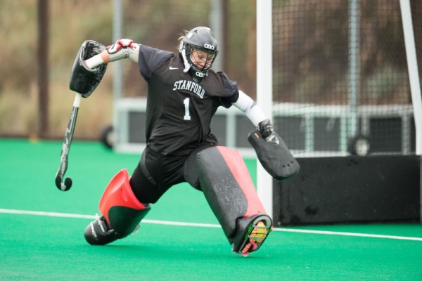 Despite a disappointing end to the season, senior Dulcie Davies (above) completed her Stanford career on a stellar note, finishing in the top-10 in the nation in goals against average and save percentage. (DAVID BERNAL/isiphotos.com).