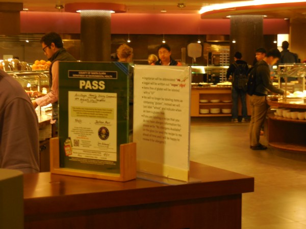 Recent inspections of Stanford dining options revealed a variety of scores. (CALEB SMITH/The Stanford Daily)