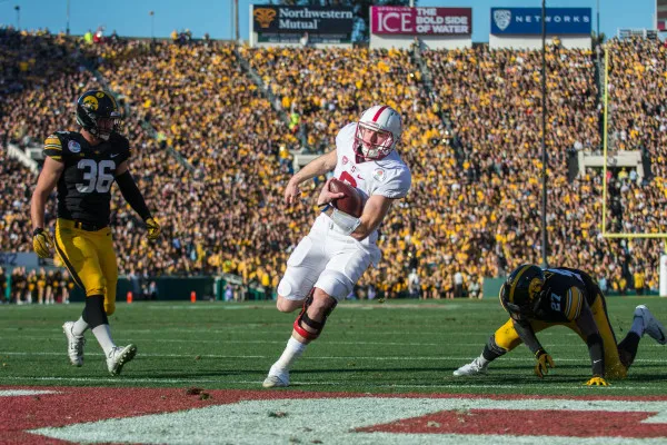 Stanford annihilates Iowa in 102nd Rose Bowl with historic effort from McCaffrey