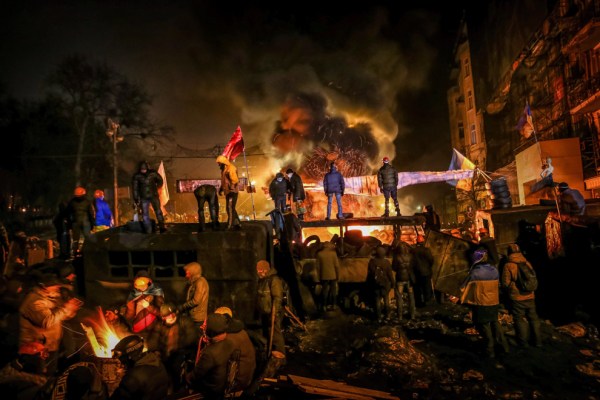 Protests in Kiev. (Courtesy of Netflix)
