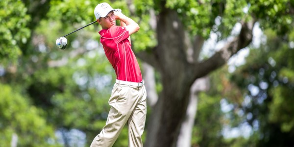 Junior Maverick McNealy 
(above) was the top-ranked individual in three fall tournaments, and will look to continue his stellar season at the Amer Ari Invitational this weekend. (SHIRLEY PEFLEY/stanfordphoto.com)
