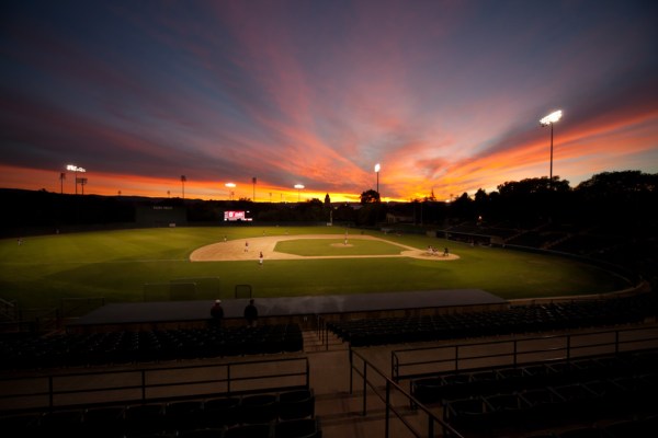 The Stanford baseball team kicks off its 2016 season this weekend against Cal State Fullerton at the newly renovated Sunken Diamond. (ZACH SANDERSON/stanfordphoto.com)