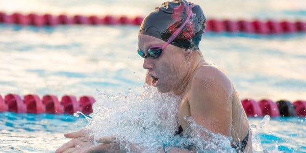 Freshman Ella Eastin (above) has been a difference-maker for the top-ranked Cardinal this year, dominating the 200 fly, 500 free and the 200 IM in the team's meet against No. 3 Cal. (SHIRLEY PEFLEY/stanfordphoto.com)