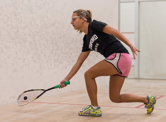 As No. 6 Stanford squash heads into the CSA National Championships, senior co-captain Sarah Haig (above) will play her final matches for the Cardinal. Stanford will compete in the top bracket this weekend, facing No. 3 Princeton in the first round. (DAVID BERNAL/isiphotos.com)