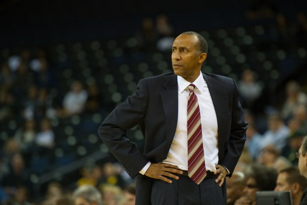 Head coach Johnny Dawkins (above) led Stanford to a 156-115 record in his eight years with the Cardinal. His career at Stanford ended following a 15-15 campaign and ninth-place conference finish in 2015-2016. (DON FERIA/isiphotos.com)