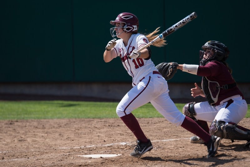 Junior infielder Kylie Sorenson (above) was an offensive force for Stanford over the weekend, going 7-for-18 with three home runs. Sorenson's performance helped fuel Stanford to four wins in five games at the Hawaii Tournament. (DAVID BERNAL/isiphotos.com)