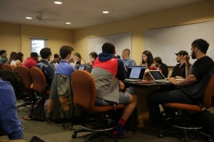The 17th Undergraduate Senate meets in spring quarter. (ROBERT SHI/The Stanford Daily)
