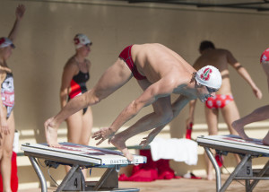 Sophomore Sam Perry (above) spearheaded Stanford's dominance in the freestyle events, as he took home both the sprint titles (50 and 100) while classmate Liam Egan won the 1,650 and finished second in the 500. (SHIRLEY PEFLEY/isiphotos.com)