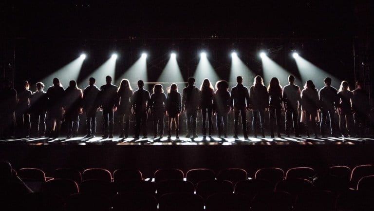 The cast of "Rent" performs "Seasons of Love." (Courtesy of Frank Chen)