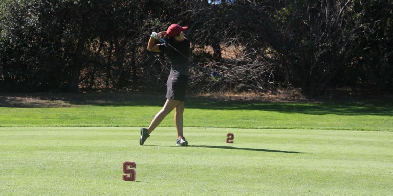 Senior Lauren Kim (above) took second at the Silverado Showdown in Napa last Sunday through Tuesday, leading the Cardinal to their third team win of the season. (AVI BAGLA/The Stanford Daily)