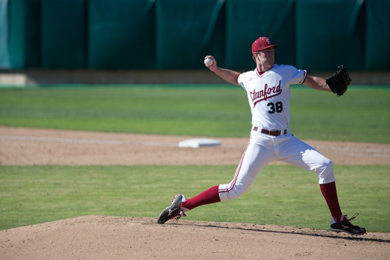 Junior Chris Viall (above) pitched 3.0 hitless innings in his first start of the season against San Jose State. Viall struck out 5 of the 10 batters he faced on Tuesday. (FRANK CHEN/The Stanford Daily)