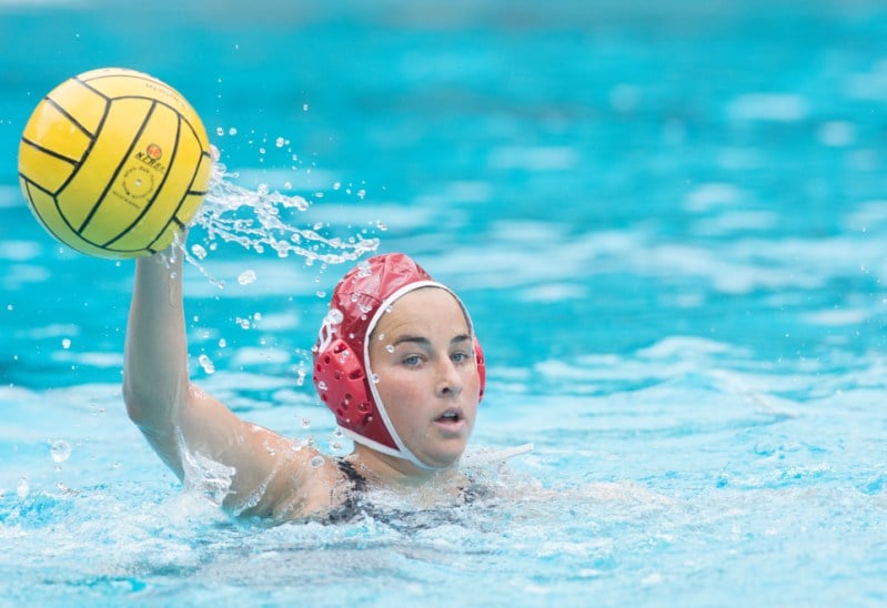 Junior driver Jamie Neushul (above) picked up her third four-goal game of the season as Stanford fell behind UCLA early but rallied in the middle quarters to force the decisive overtimes. (RAHIM ULLAH/The Stanford Daily)