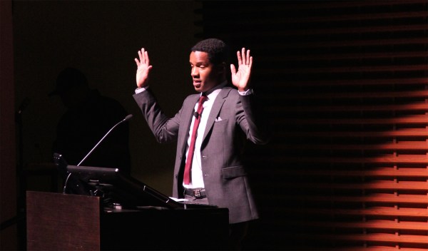 Filmmaker Nate Parker visited Stanford to discuss Sundance favorite "The Birth of a Nation," Nat Turner and current social movements (RAGHAV MEHROTRA/The Stanford Daily).