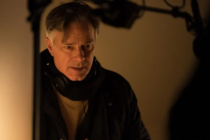 Whit Stillman on the set of his latest film, "Love & Friendship". (Photo: Bernard Walsh, Amazon Studios and Roadside Attractions)
