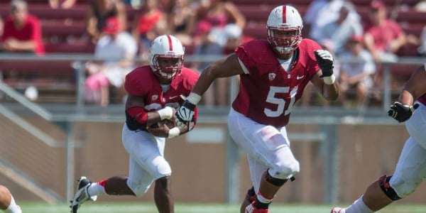 After being drafted in the first round by the San Francisco 49ers, Stanford guard Joshua Garnett (above) sat down with The Daily to discuss what’s to come. Garnett will look to continue his on-field success when he moves farther south to play in Levi’s Stadium. (DAVID BERNAL/isiphotos.com)
