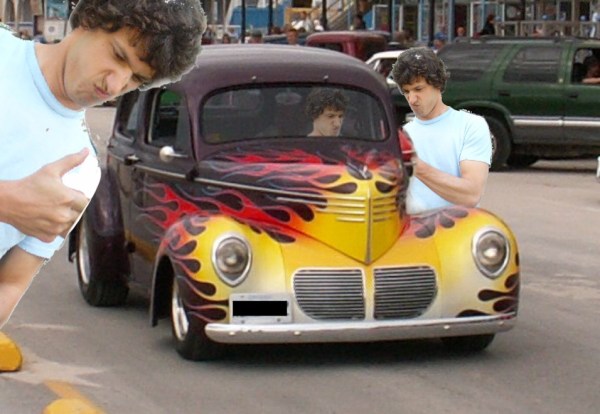 Andy Samberg in a scene from "Hot Rod". (Courtesy of Isla Fisher and Dickbauch.)