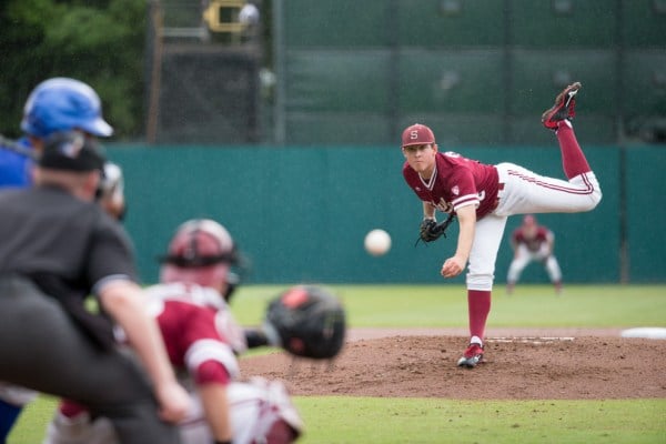 Freshman southpaw Kris Bubic (above) will take the mound on Thursday night in the first game of a three-game series against Cal. With the playoffs looming, the pressure is on for the Cardinal to secure conference wins. (BOB DREBIN/stanfordphoto.com)