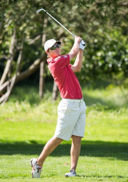 STANFORD, CA - March 26, 2016: Stanford hosts The Goodwin at Stanford Golf Course. Stanford finished third in the tournament.
