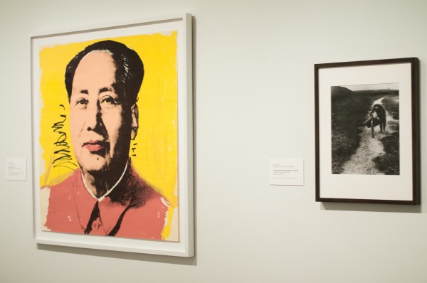 An Andy Warhol silkscreen of Mao Tse-tung, one of the many works on display at the Cantor Art Center's "A+++" exhibit. (Photo: Liz Ketcham).