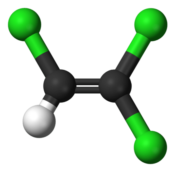Trichloroethylene (TCE) is a dangerous compound that was discovered in some Stanford housing.
(Wikimedia Commons)