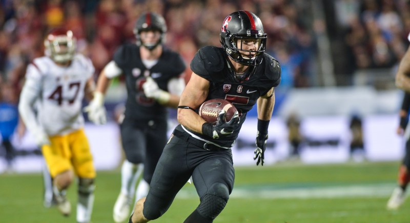 Led by Heisman Trophy runner-up Christian McCaffrey, No. 8 Stanford begins its season Friday night against Kansas State at Stanford Stadium. (SAM GIRVIN/The Stanford Daily)