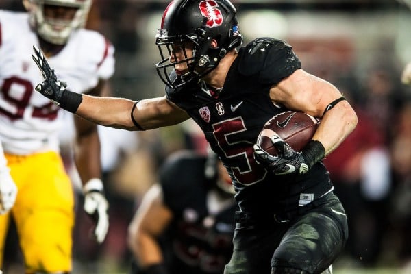 Can Stanford expect another huge performance from McCaffrey against the Trojans? (RAHIM ULLAH/The Stanford Daily)