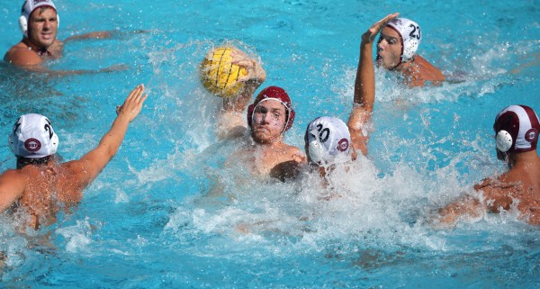 Junior Harrison Enright capped off a strong showing from the Cardinal with three goals in their final match of the MPSF Invitational. Stanford won three of four games this weekend, finishing fifth overall. (HECTOR GARCIA-MOLINA/stanfordphoto.com)