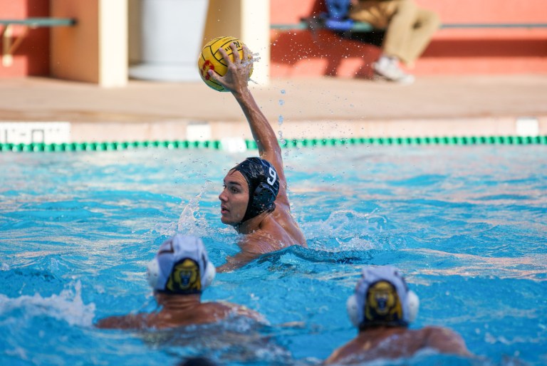 Sophomore Blake Parrish led all scorers with 6 goals against the Redlands Bulldogs on Sunday. Stanford dominated in its four games this weekend, outscoring its opponents 63-13. (LARRY GE/The Stanford Daily)