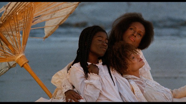 (Clockwise from left) Alva Rogers, Barbara-O, and Trula Hoosier in the restored version of Julie Dash's 'Daughters of the Dust,' to be re-released in December in theatres across America. Courtesy of Cohen Film Collection.