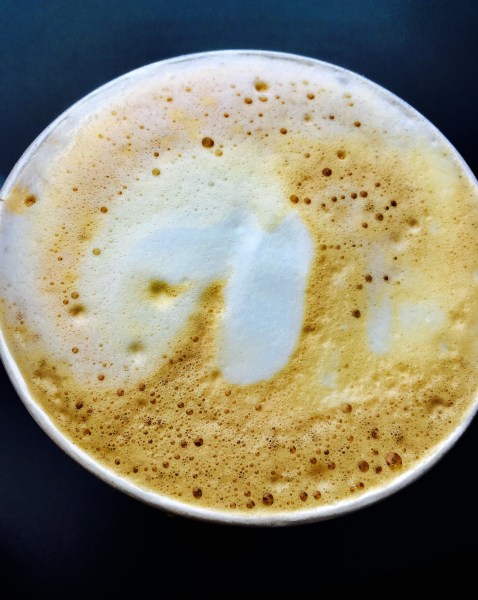 Picture of a chai tea at Coupa cafe.