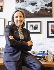 Michele Dauber, law professor at Stanford, is known as one of the most prominent voices against sexual assault on campuses (RAHIM ULLAH/The Stanford Daily).