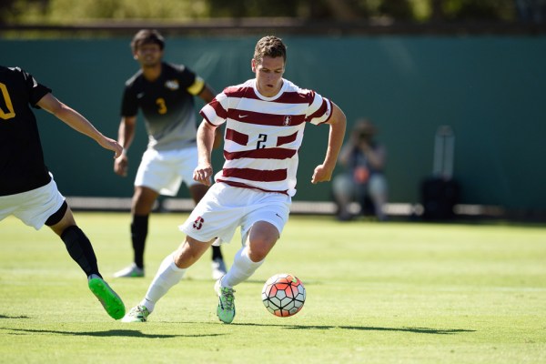 Stanford, Ca - Sunday, September 6, 2015.  Stanford Men's Soccer competes against Virginia Commonwealth University on the Maloney Field at the Laird Q. Cagan Stadium in Stanford, California.  Stanford won, 2-0.