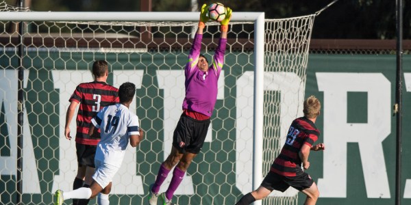 Goalie Andrew Epstein has been a key component of men's soccer this year. The team prepares to take on San Diego State on Thursday. (JIM SHORIN/isiphotos.com)